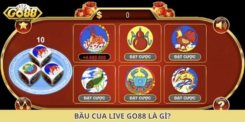 Bầu cua live Go88 là gì?