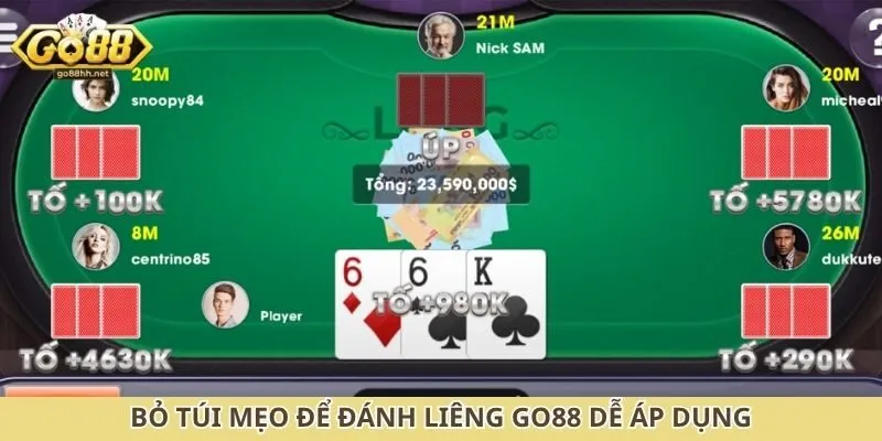 Bỏ túi mẹo để đánh liêng Go88 dễ áp dụng