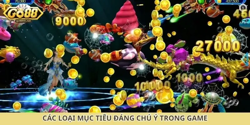 Các loại mục tiêu đáng chú ý trong game