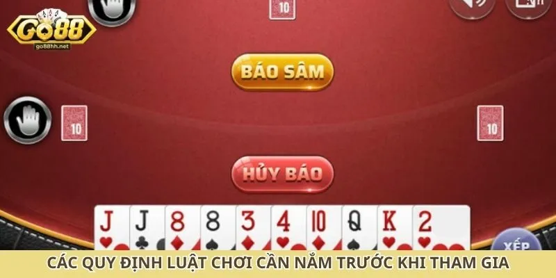 Các quy định luật chơi cần nắm trước khi tham gia