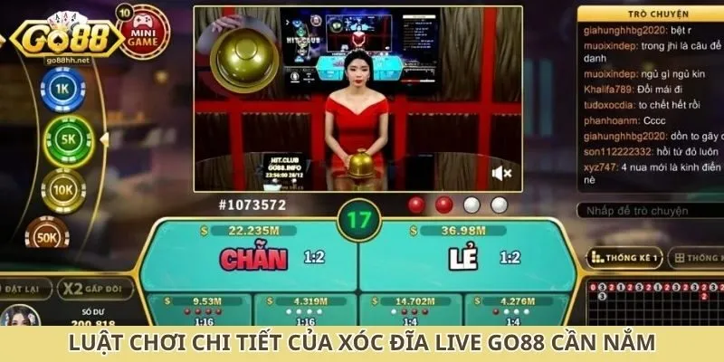 Luật chơi chi tiết của xóc đĩa live Go88 cần nắm