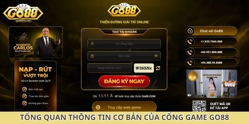 Tổng quan thông tin cơ bản của cổng game Go88