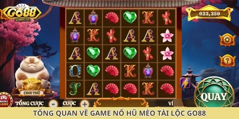 Tổng quan về game nổ hũ mèo tài lộc Go88